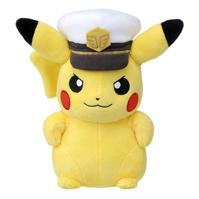 Pokémon Plush Doll "Captain Pikachu" with Hat