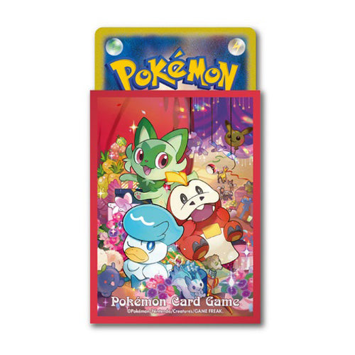 Pokemon TCG Card Sleeves Gift of Sprigatito Fuecoco Quaxly