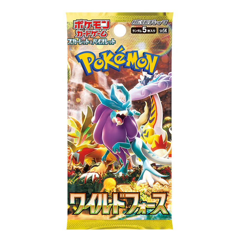 Pokémon TCG "Wild Force" sv5K Booster Box
