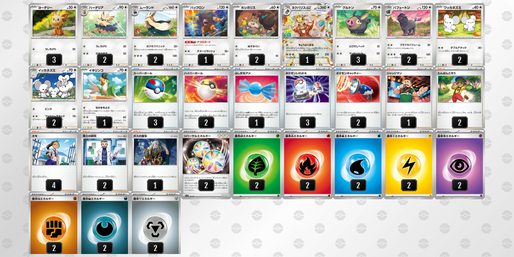 Pokémon TCG ex Starter Deck Terastal "Greedent"
