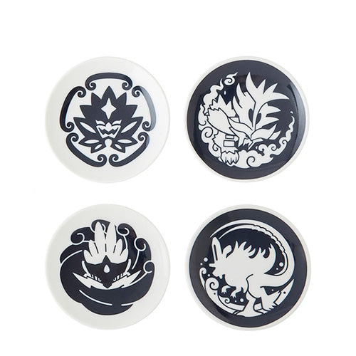 Pokemon Set of 4 Small Plates Kitakami Countryside Ogerpon Sets