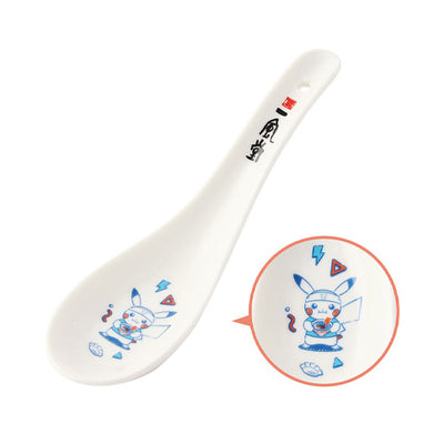 Pokemon Center Fukuoka x Ippudo Pikachu Ceramic Spoon
