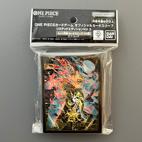 ONE PIECE Card Game Official Limited Edition Card Sleeve Vol.3 Rob Lucci