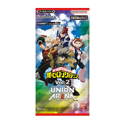 UNION ARENA My Hero Academia Booster Pack Box Vol.2 EX06BT