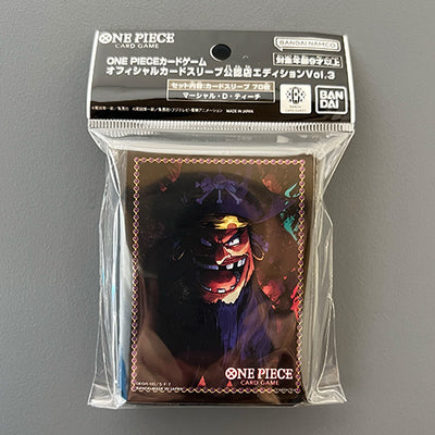 ONE PIECE Card Game Official Limited Edition Card Sleeve Vol.3 Marshall D. Teach