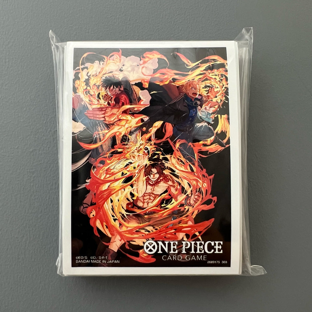 ONE PIECE Card Game Official Limited Card Sleeve Ace Sabo Luffy