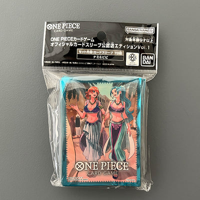 ONE PIECE Card Game Official Card Sleeve Authorized Store Edition Vol.1 Nami & Vivi