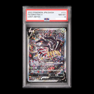 Pokemon TCG PSA8 Giratina V 111/100 SA SR Special Art Lost Abyss 2022