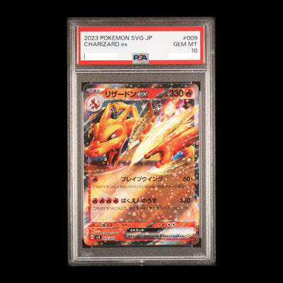 Pokemon TCG PSA10 Charizard Ex 009/049 Svg-Venusaur & Charizard & Blastoise Special Deck Set Ex 2023