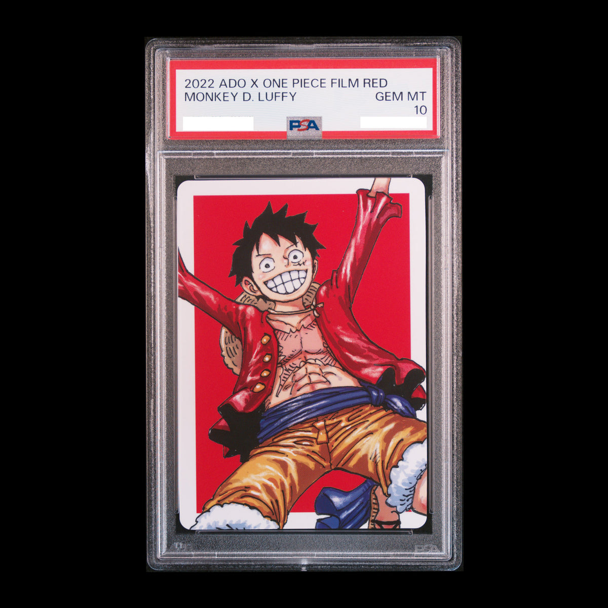 ONE PIECE TCG PSA10 Ado X One piece Film Red Monkey D. Luffy Album 